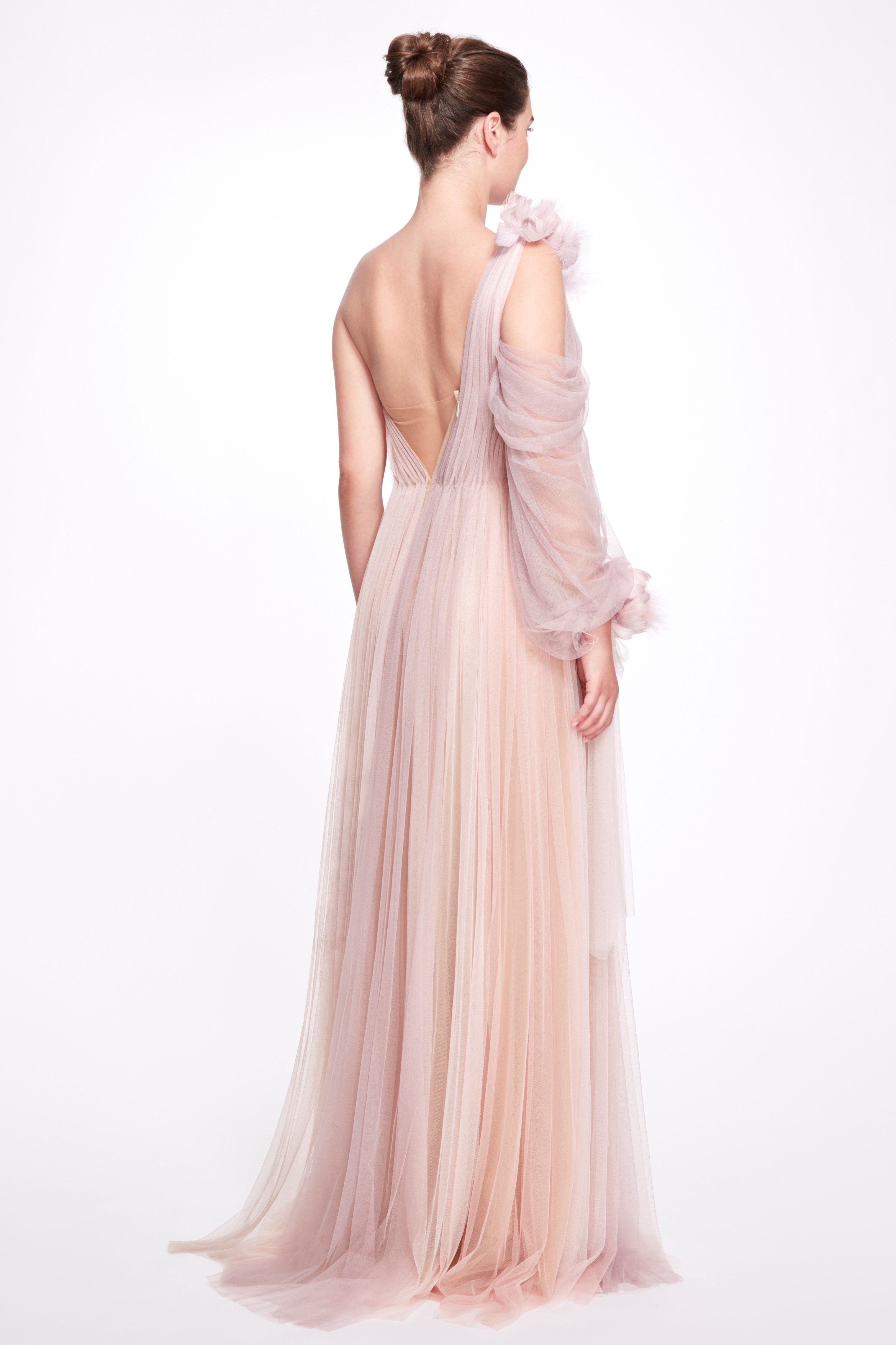 Marchesa Couture 3d Floral Appliqued One Shoulder Gown District 5 Boutique Marchesa Couture 3d Floral Appliqued One Shoulder Gown District 5 Boutique