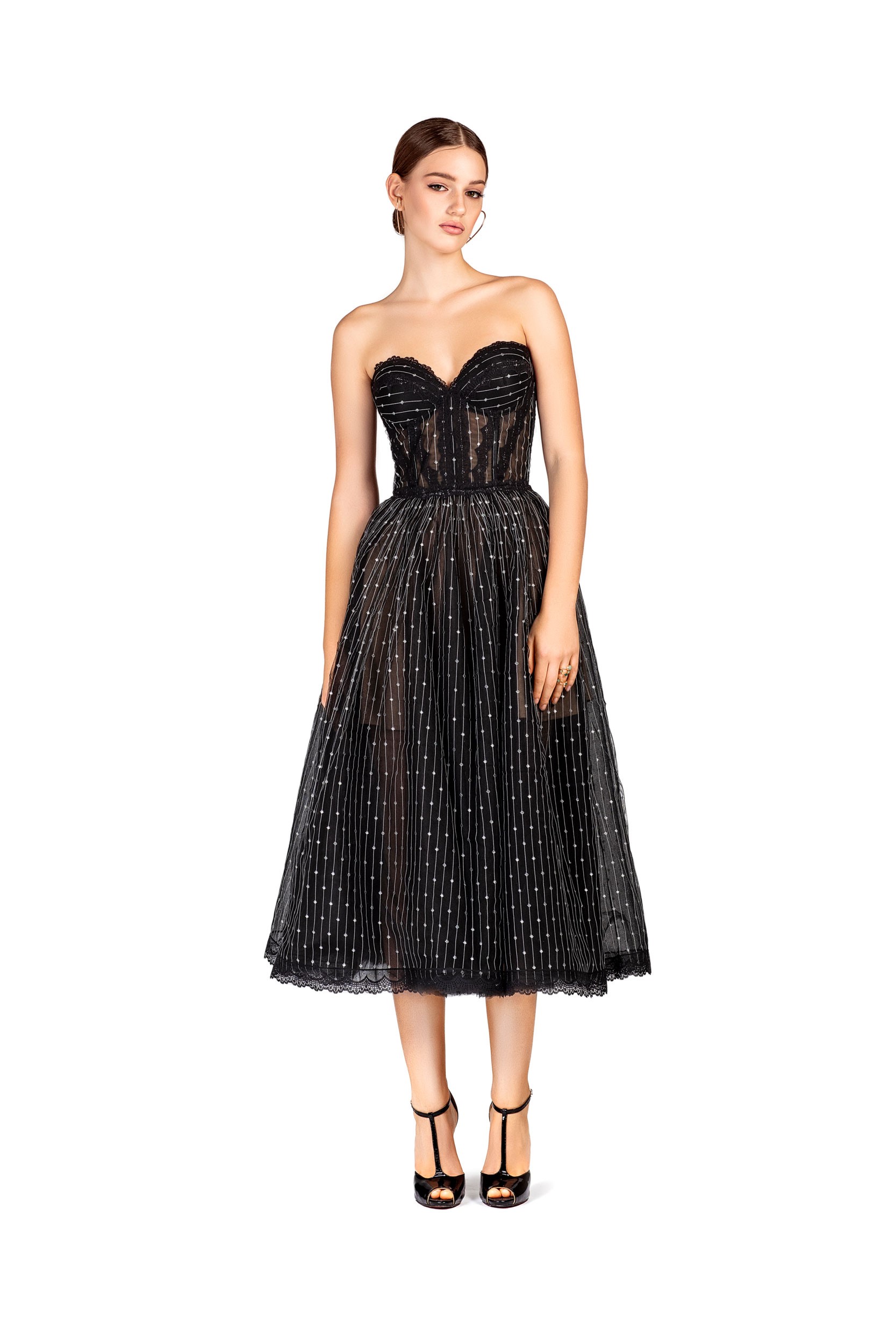 A line midi cocktail on sale dress