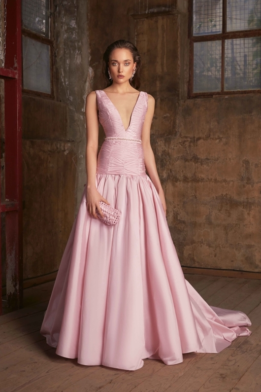 Pink Taffeta Dress