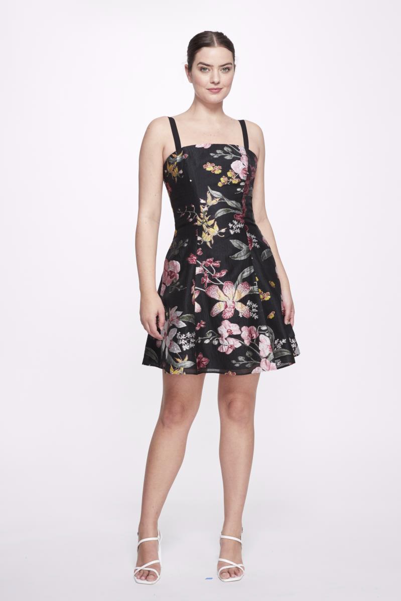 Marchesa Notte Fils Coupe Mini Dress- District 5 Boutique