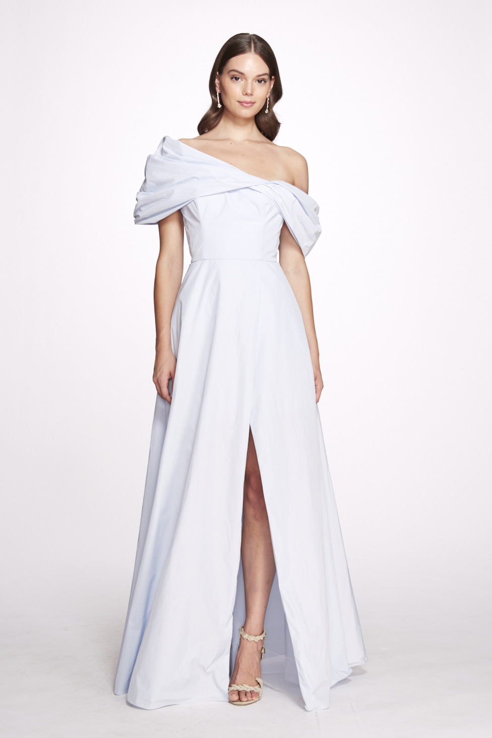 Marchesa notte shop off shoulder gown