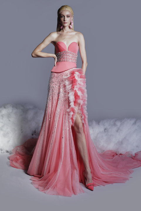 Corset Tulle Gown