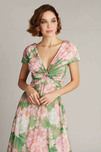 tadashi floral dress