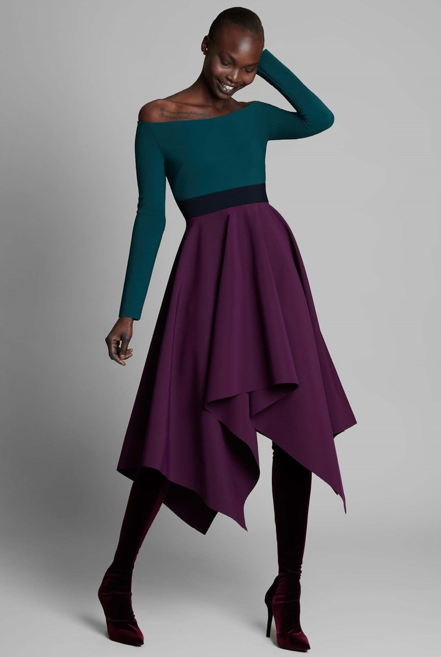 Greta Constantine Renoir Color-block Dress