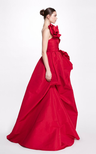 One Shoulder Luxury Midi Cocktail Dresses & Sleeve Gowns