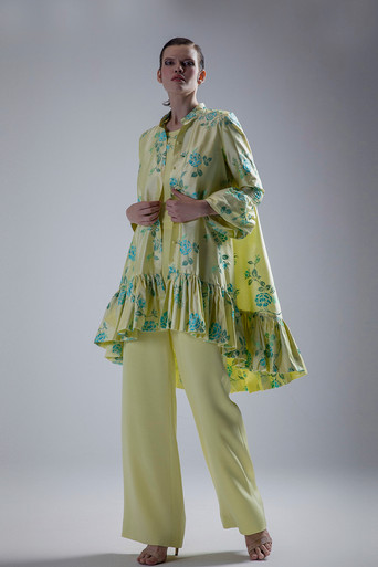 Gatti Nolli by Marwan Floral Jacket with Pants - District 5 Boutique