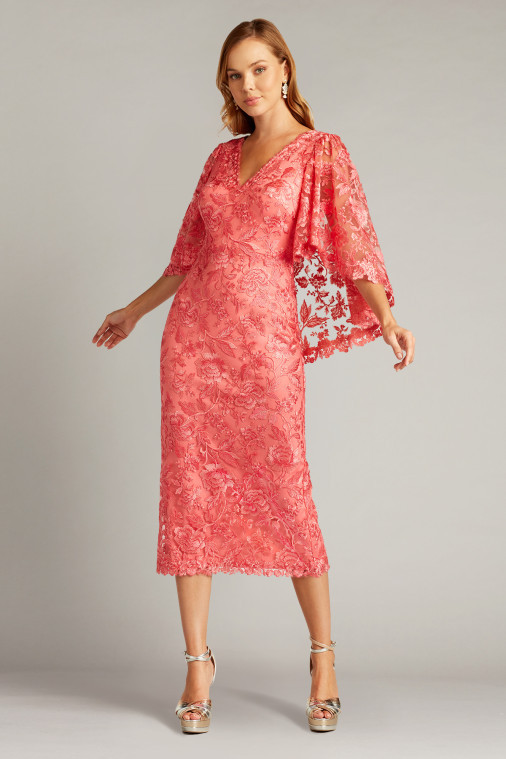 Tadashi Shoji Grace Capelet Dress