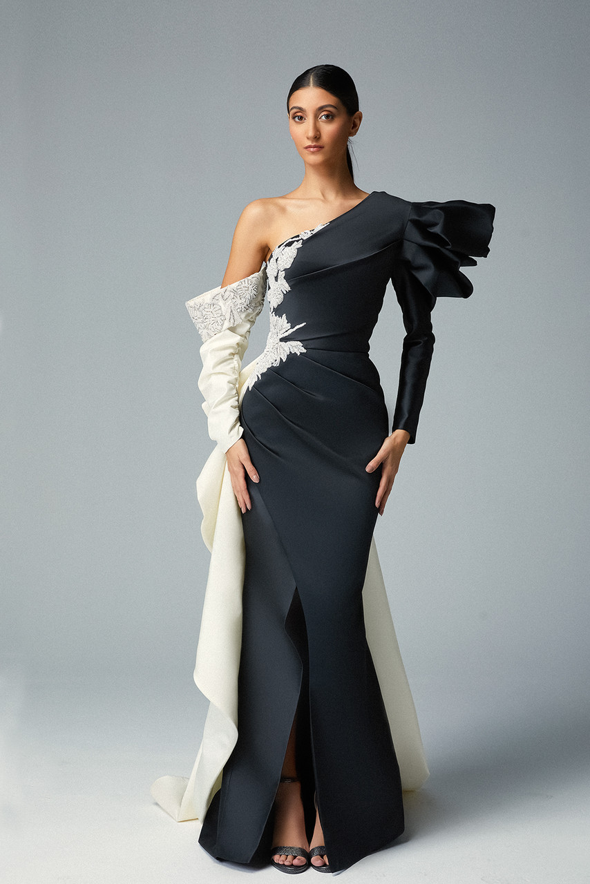 Gatti Nolli By Marwan Asymmetric Gown