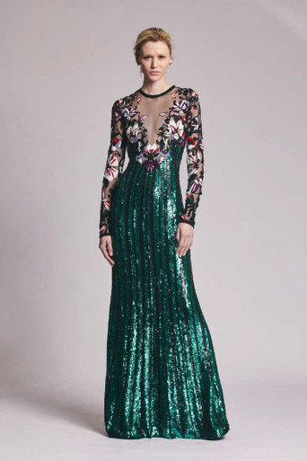 Elie Saab Bead Embroidery Gown - District 5 Boutique