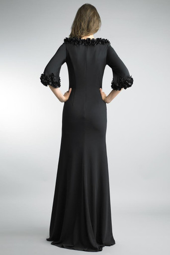 boutique beaded cap sleeve maxi dress