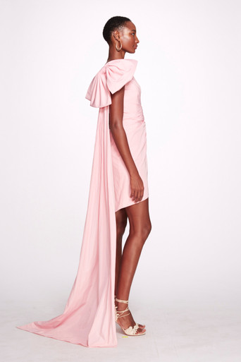 One Shoulder Luxury Midi Cocktail Dresses & Sleeve Gowns