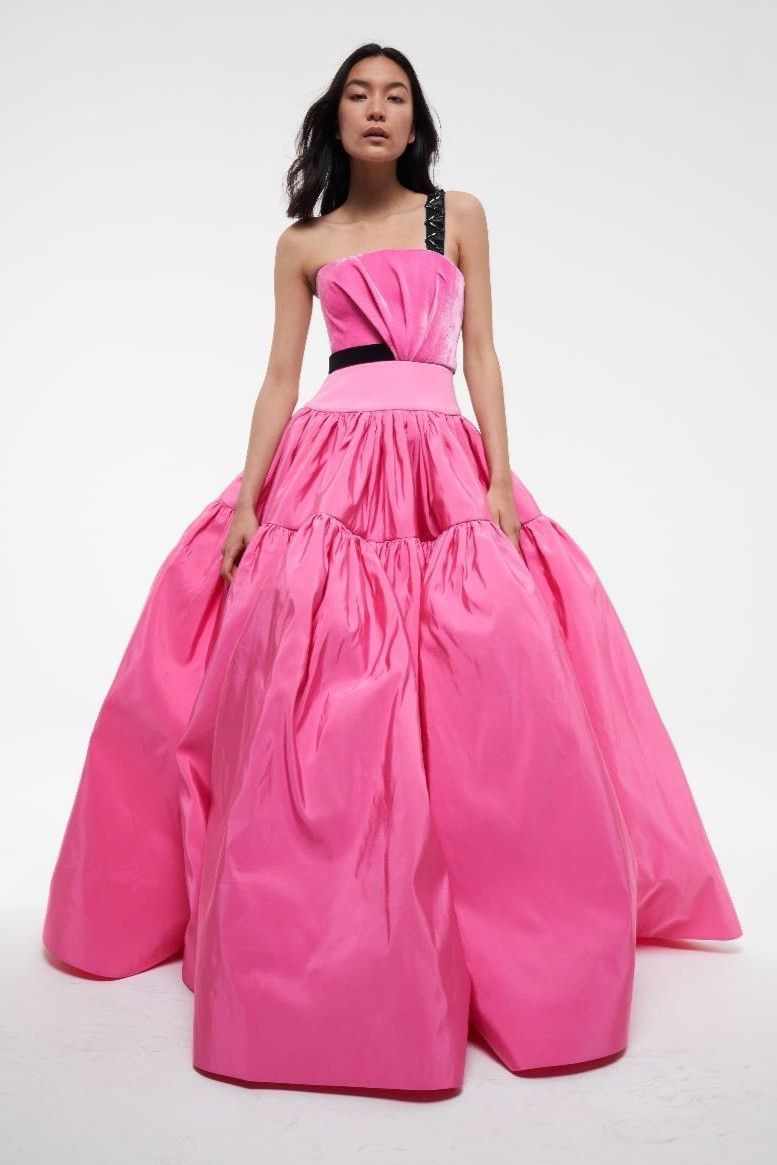 Azzi & Osta Powder Pink Ball Gown