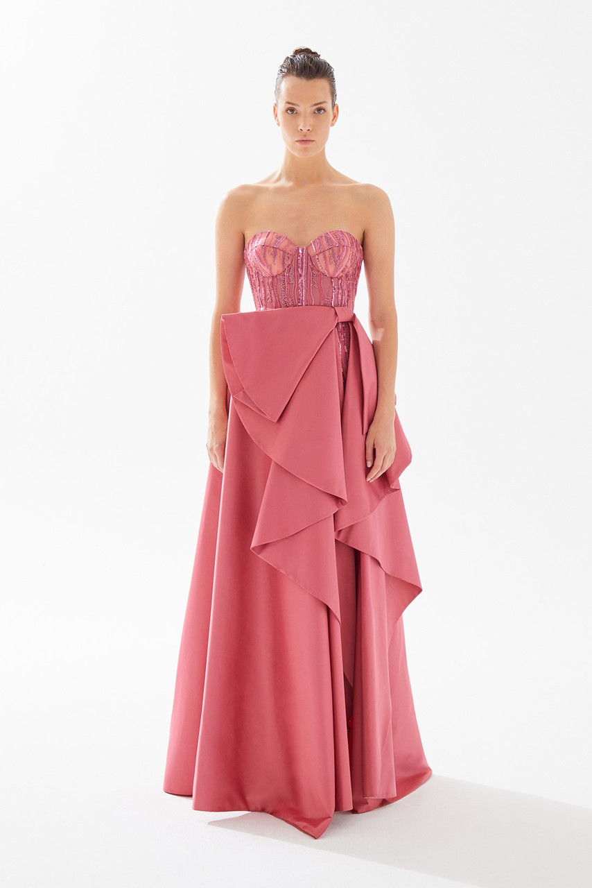 Tarik Ediz Shantel Gown