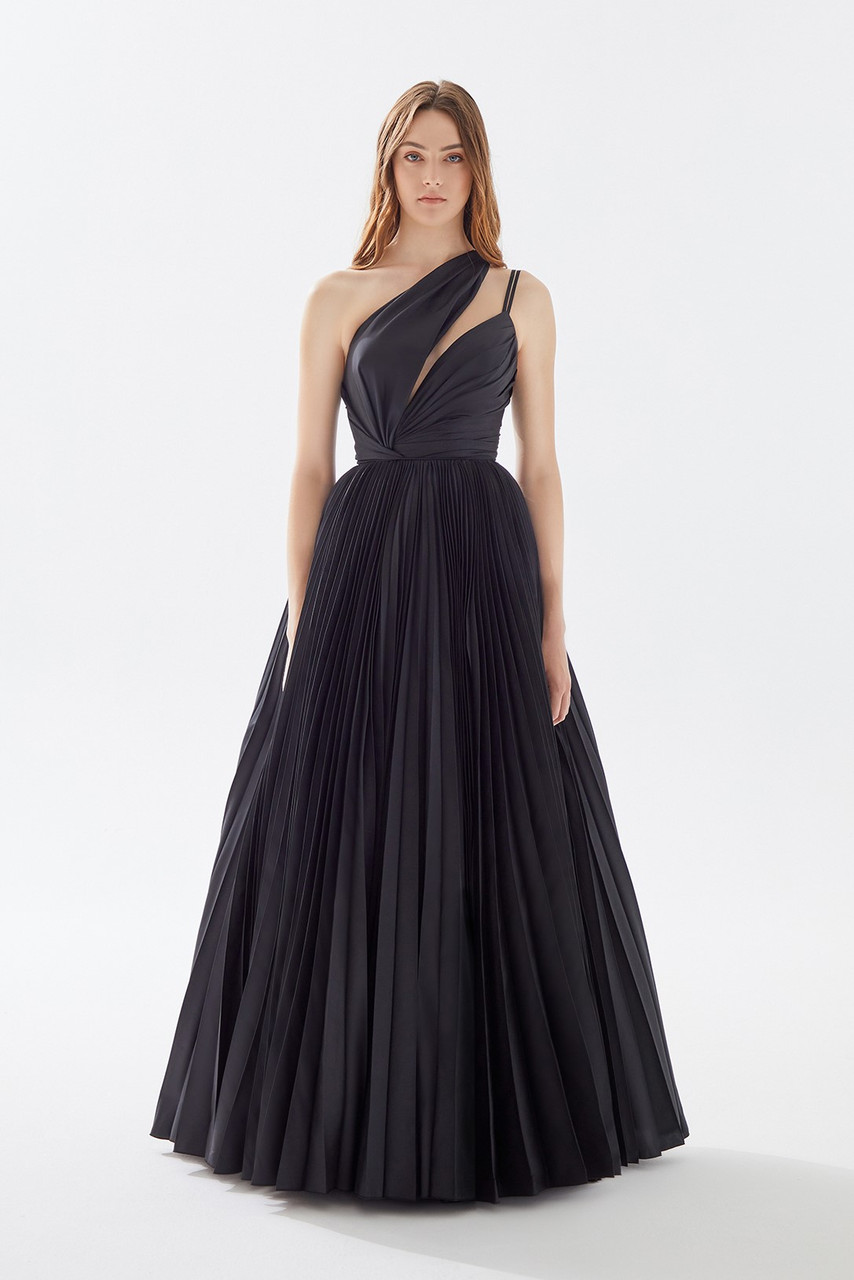 Tarik Ediz Holly Taffeta Gown