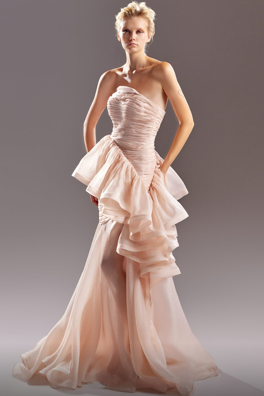Gaby Charbachy Twinkling Organza Gown