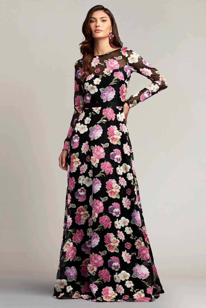 Shop Tadashi Shoji Rumi Floral Gown