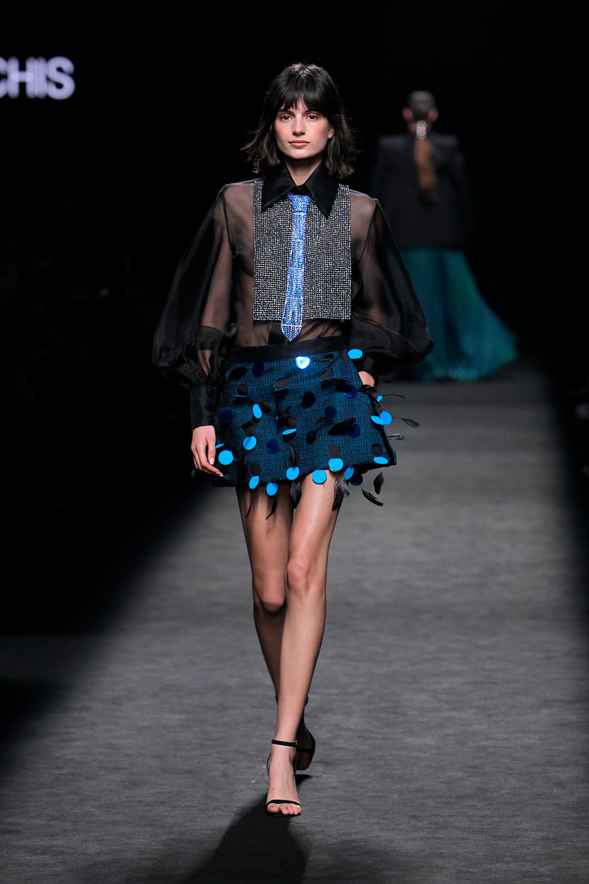 Isabel Sanchis Suwon Shirt, Skirt With Tie In Multi