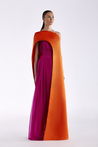 her lip to Embellished Satin Long Dress devsoft.co.ao