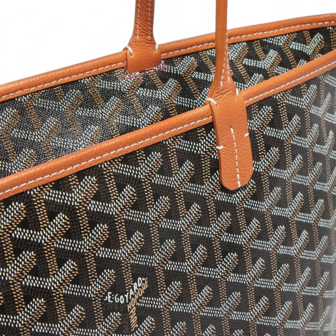GOYARD ARTOIS PM WOMEN BLACK & TAN BAG (Ref GO-BLACK-B-27479)