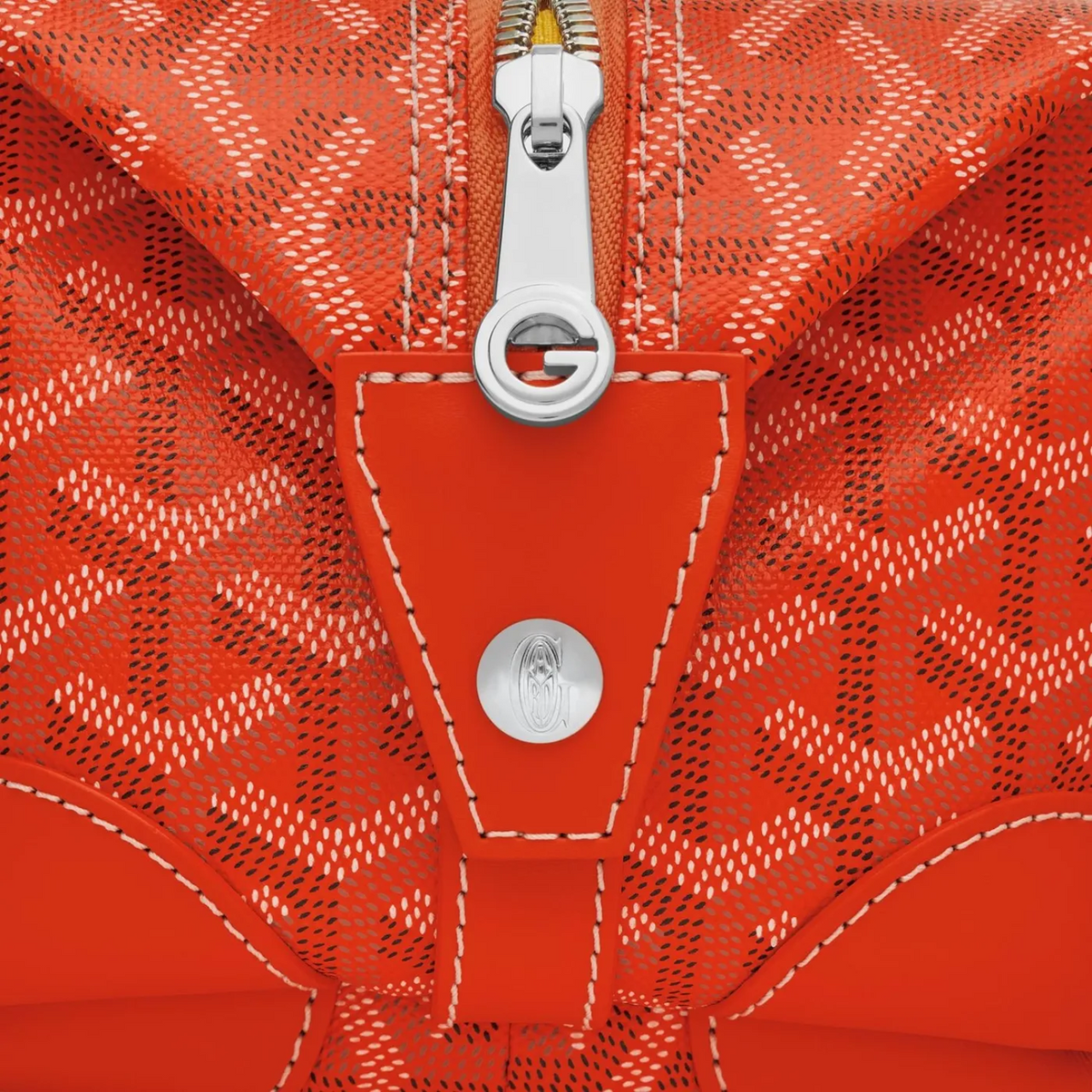 GOYARD BOWLING 25 TOILETRY ORANGE BAG (Ref GO-ORANG-B-27492)