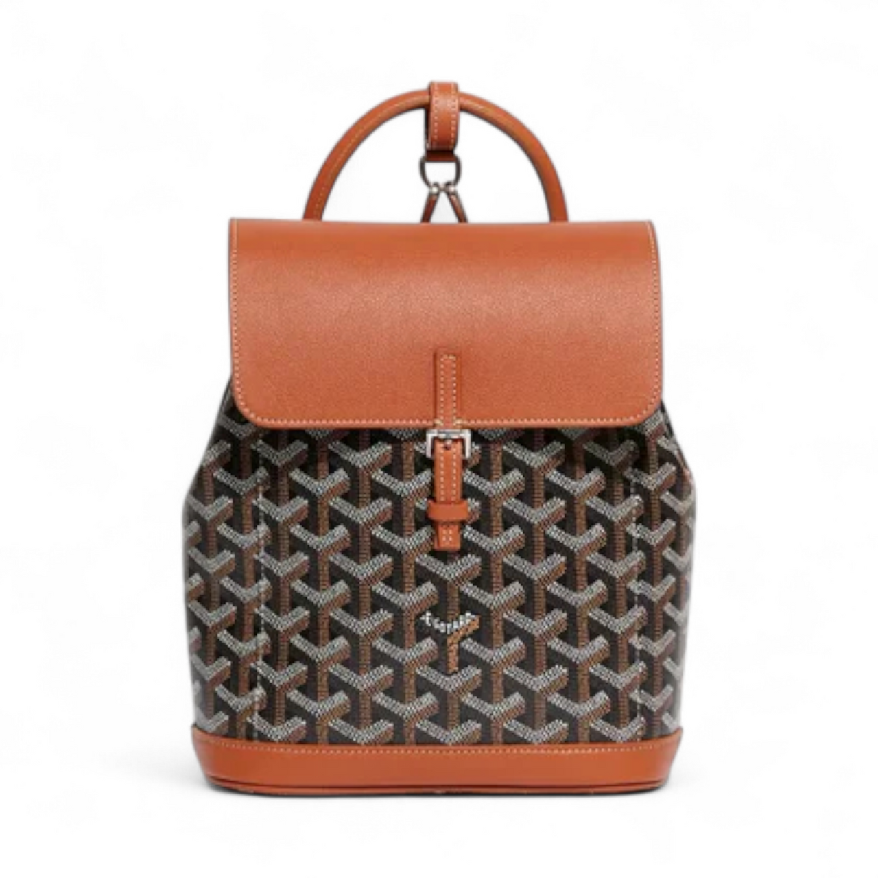 GOYARD ALPIN MINI WOMEN BLACK & TAN  BACKPACK BAG (Ref GO-BLACK-B-27668)