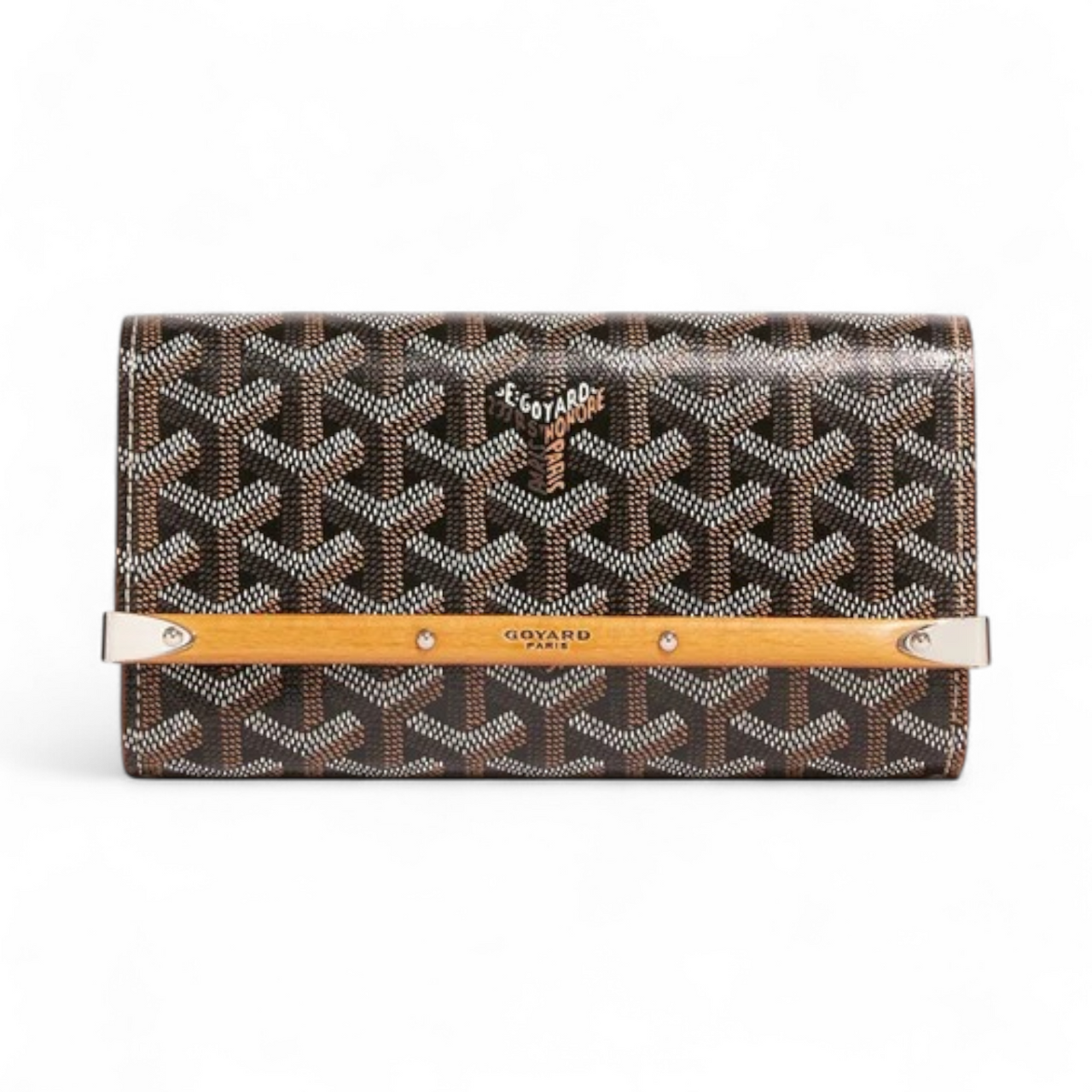 GOYARD MONTE-CARLO BLACK & TAN MINI CASE (Ref GO-BLACK-C-37795)