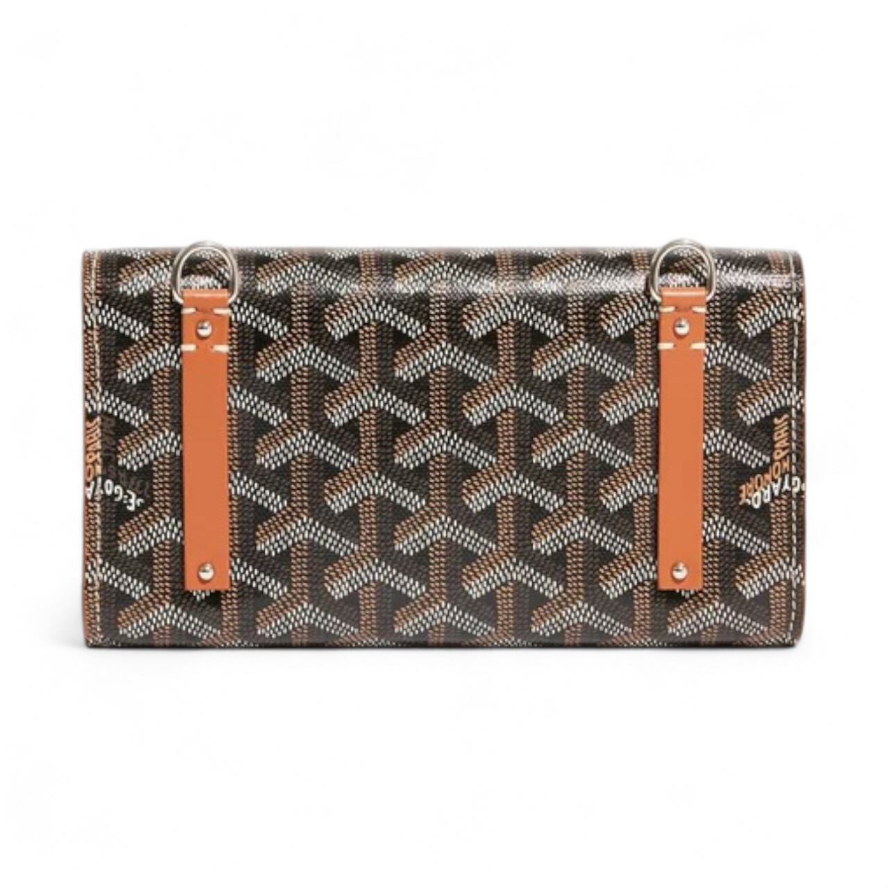 GOYARD MONTE-CARLO BLACK & TAN MINI CASE (Ref GO-BLACK-C-37795)