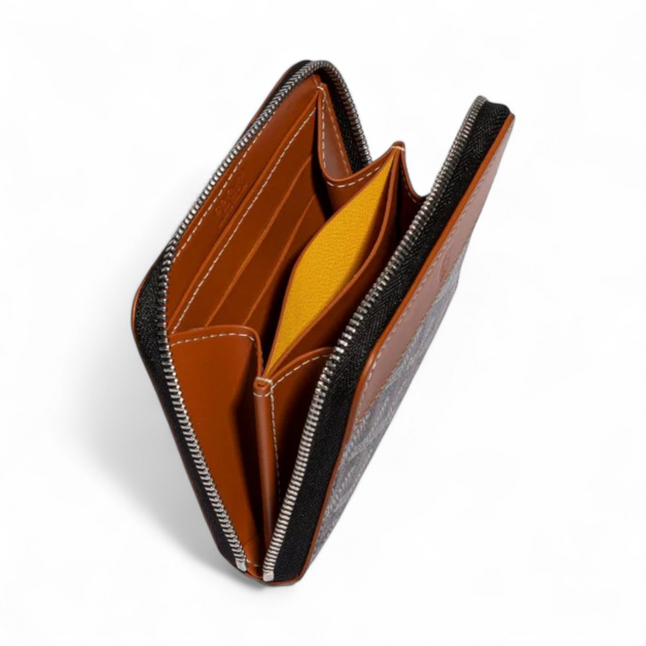 GOYARD MATIGNON PM BLACK & TAN WALLET (Ref GO-BLACK-W-37810)