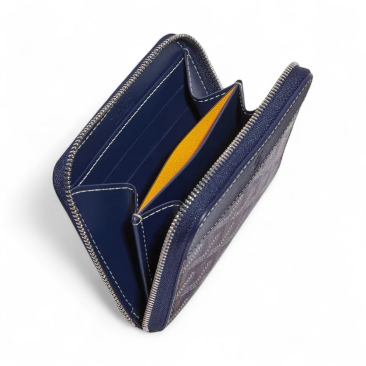 GOYARD MATIGNON PM NAVY BLUE WALLET (Ref GO-BLUE-W-37626)
