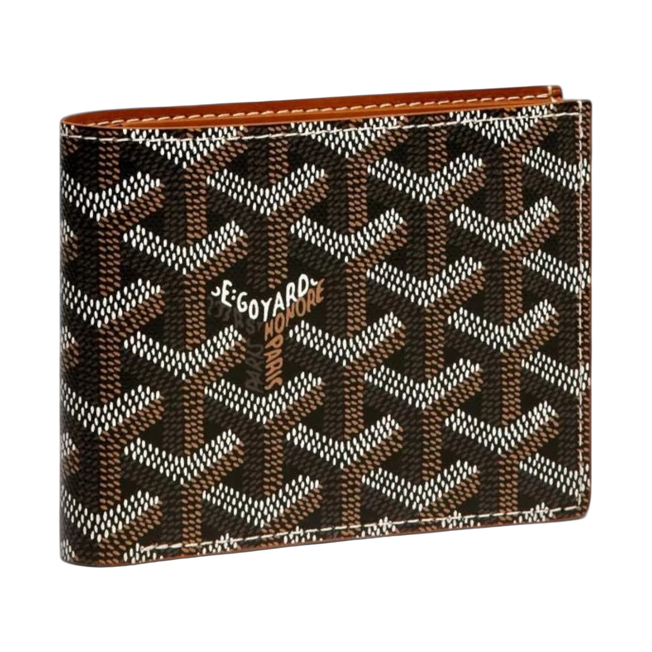 GOYARD SAINT-FLORENTIN BLACK & TAN WALLET (Ref GO-BLACK-W-37809)