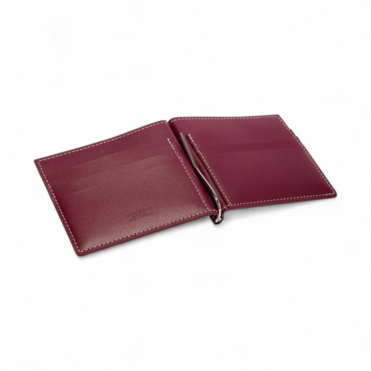 GOYARD SAINT-THOMAS BILL FOLD BURGUNDY WALLET (Ref GO-BURGU-W-29881)