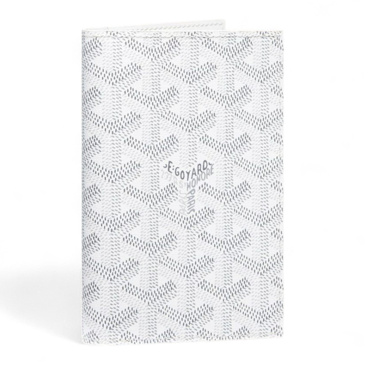 GOYARD GRENELLE WHITE PASSPORT COVER (Ref GO-WHITE-P-30102)