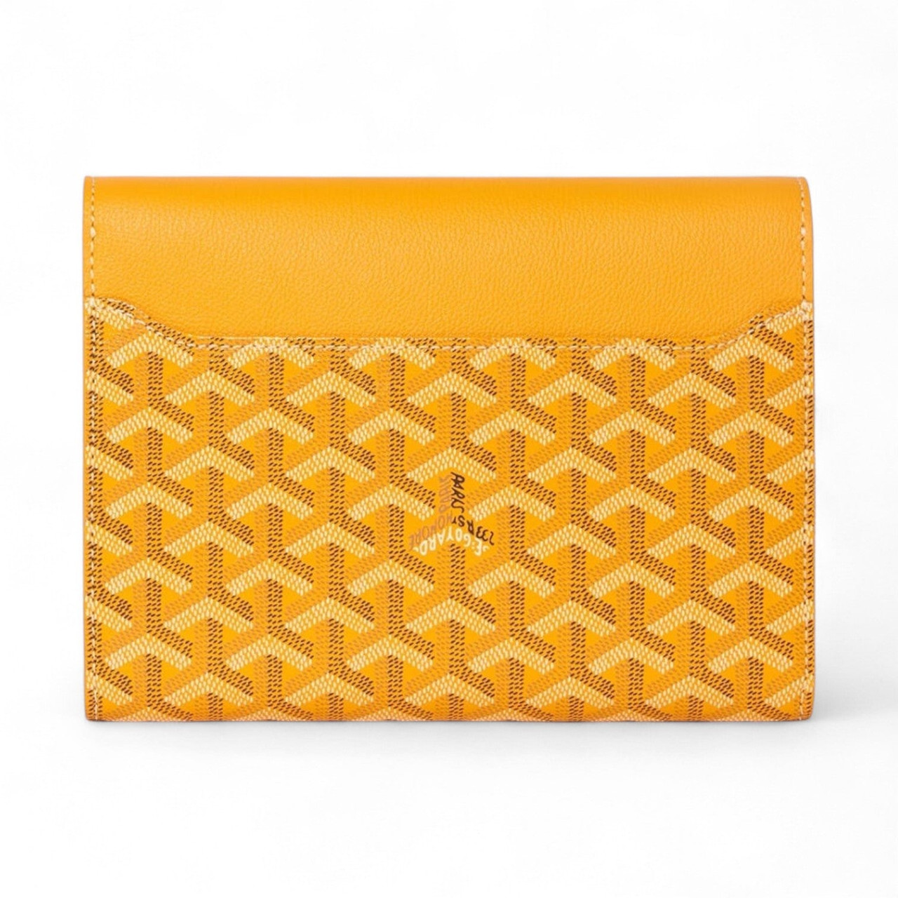 GOYARD CHYPRE POUCH YELLOW WALLET (Ref GO-YELLO-W-29833)