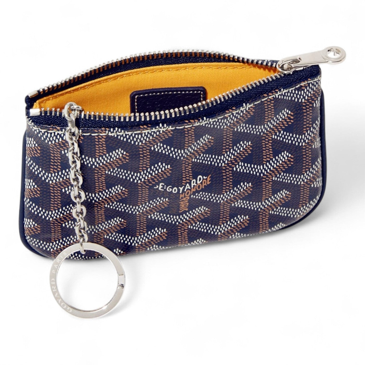 GOYARD SÉNAT NANO NAVY BLUE KEY POUCH (Ref GO-BLUE-K-37598)