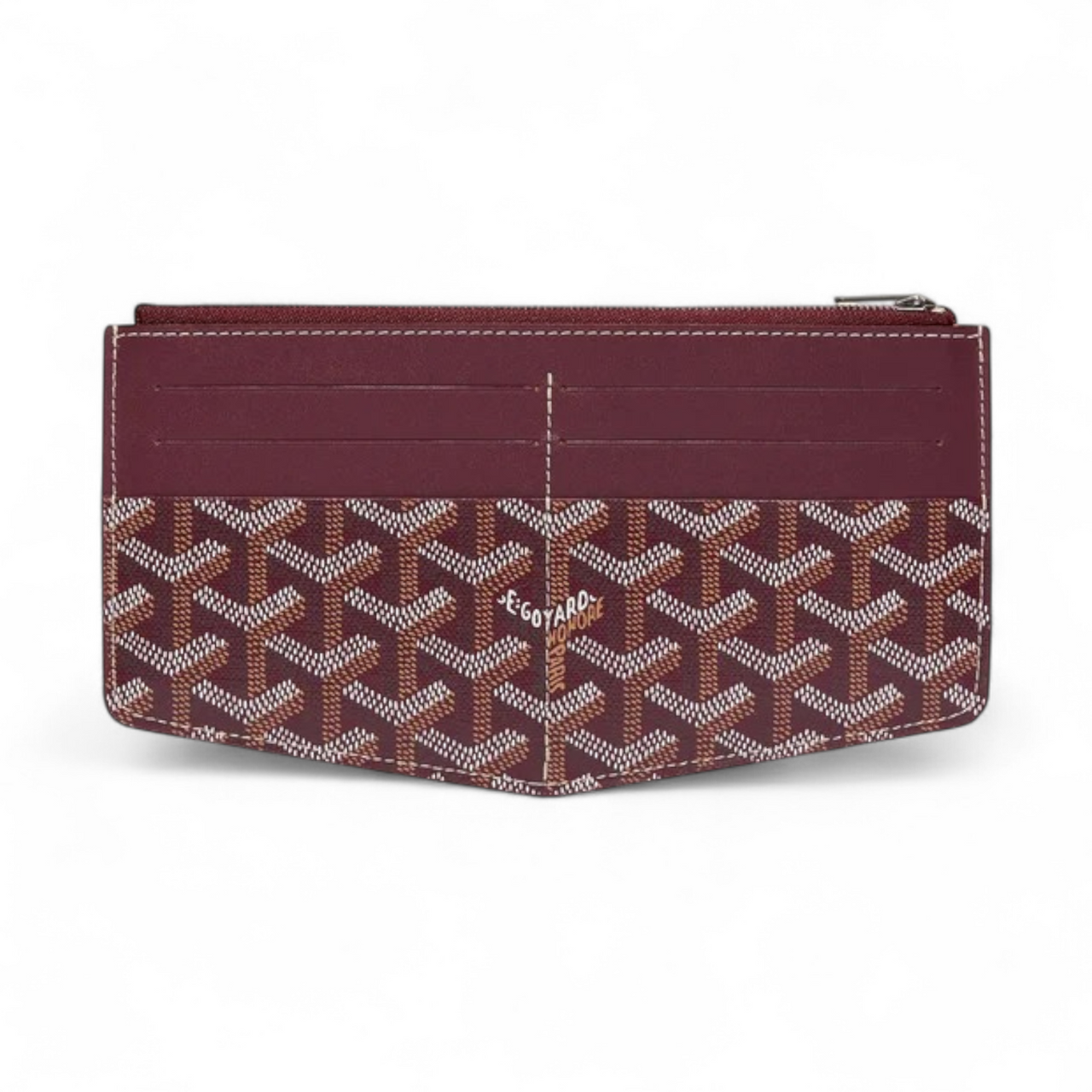 GOYARD INSERT LOUISE BURGUNDY CARD HOLDER (Ref GO-BURGU-C-29713)