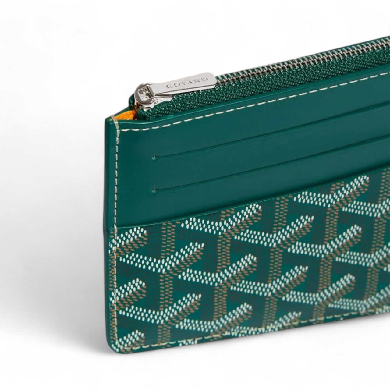 GOYARD INSERT LOUISE GREEN CARD HOLDER (Ref GO-GREEN-C-29716)