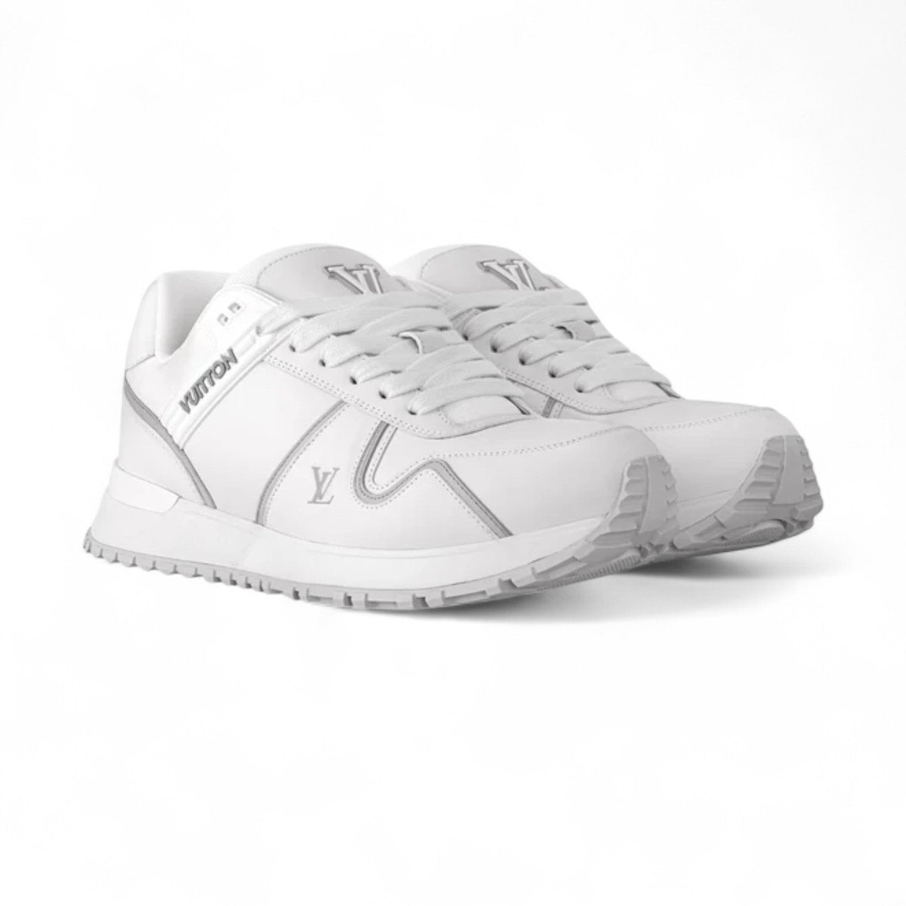LOUIS VUITTON RUN AWAY MAXI MEN WHITE SNEAKER (Ref LO-39WHITE-S-33377)