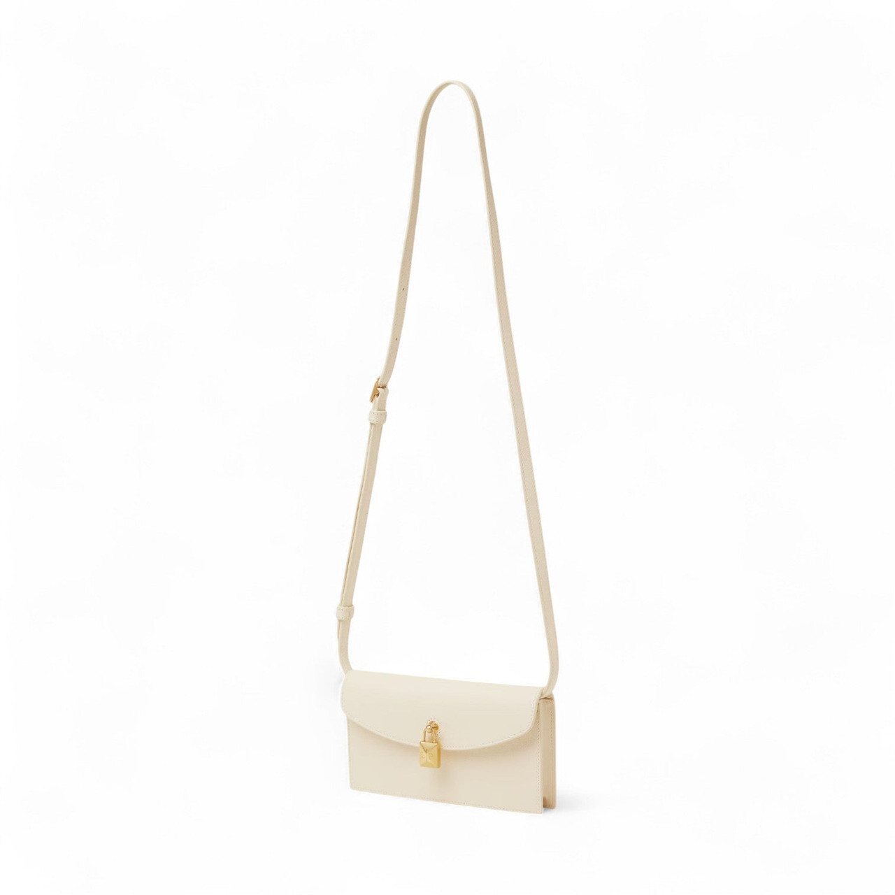 LORO PIANA EXTRA POCHETTE CALFSKIN WHISPER WHITE BAG (Ref LO-WHITE-B-33384)