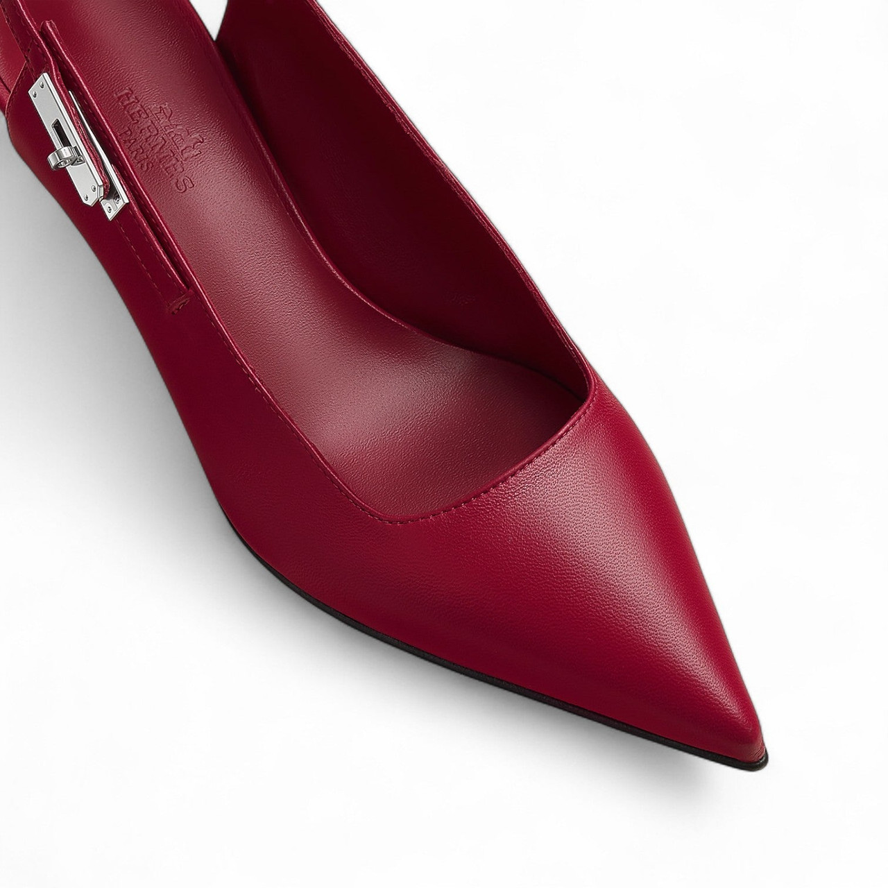 HERMES LOVER 40 PUMP RED HEELS (Ref HE-34RED-S-34211)