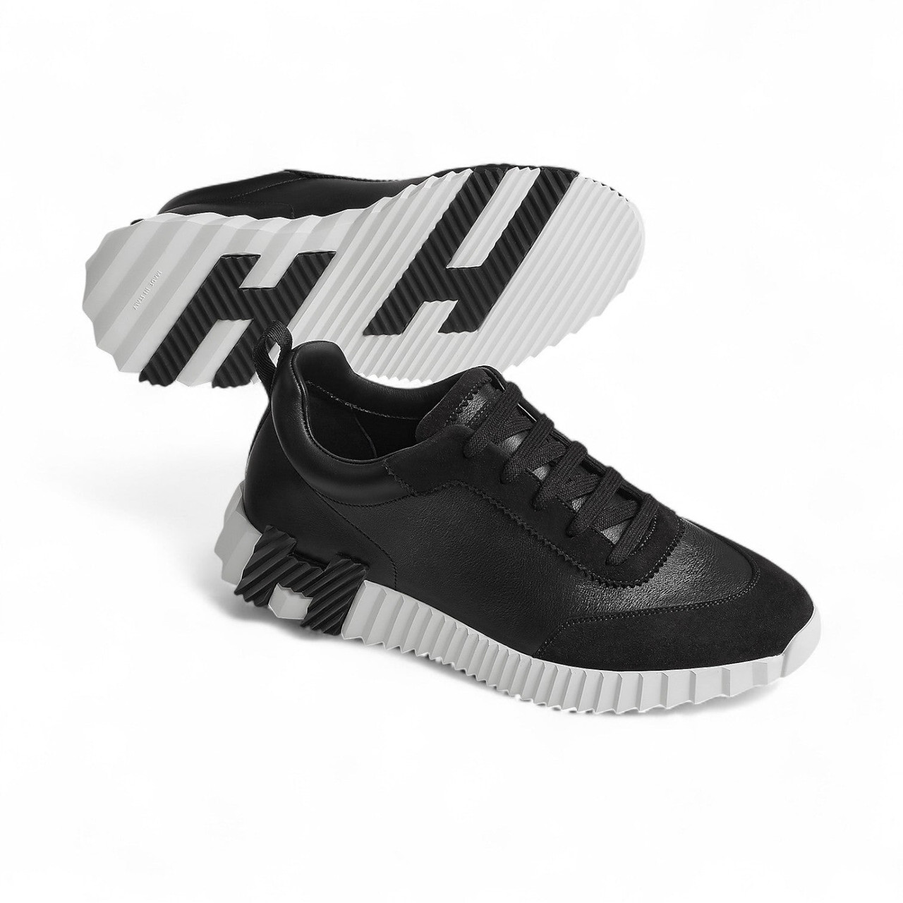HERMES MEN BLACK BOUNCING SNEAKER (Ref HE-39-S-34340)