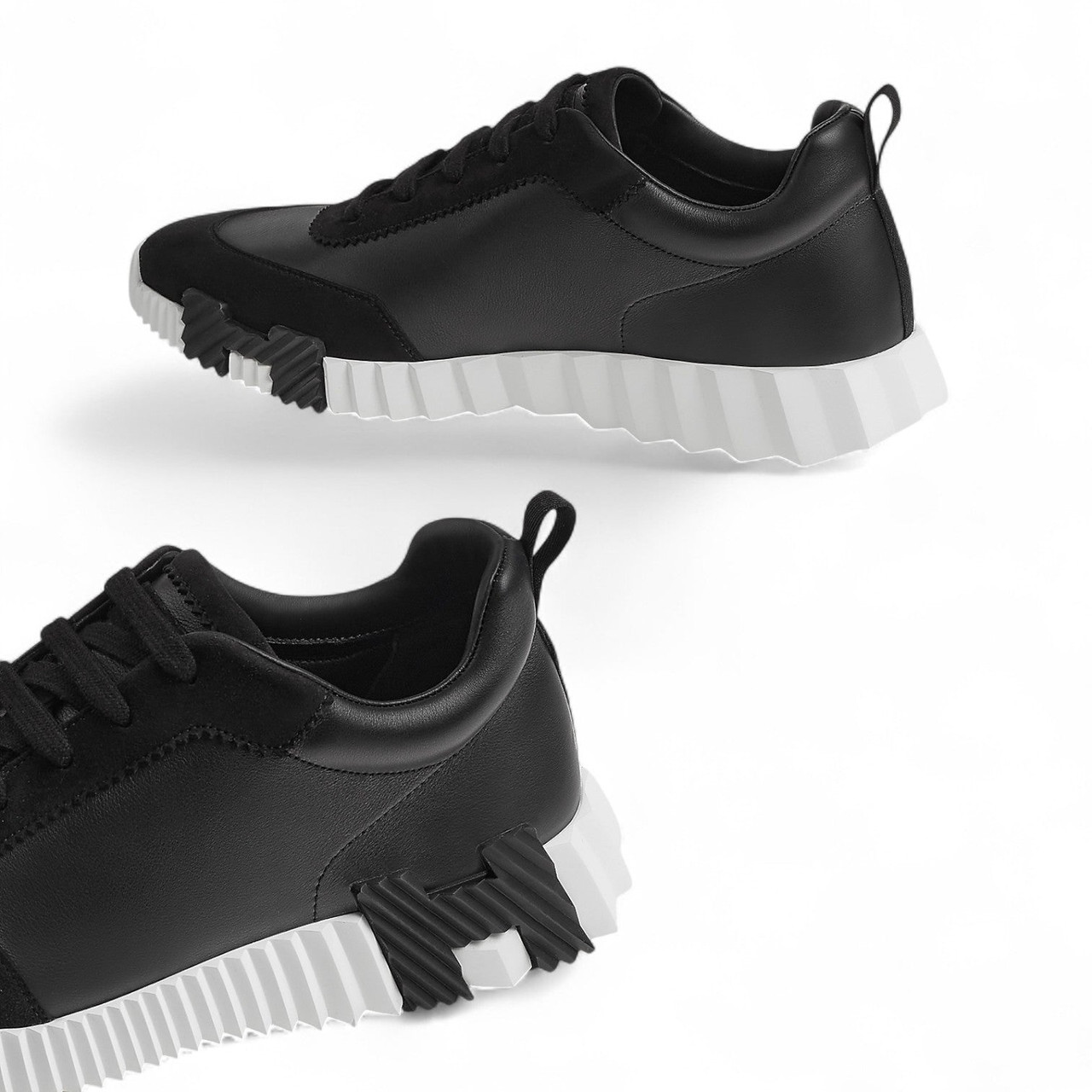 HERMES MEN BLACK BOUNCING SNEAKER (Ref HE-39-S-34340)