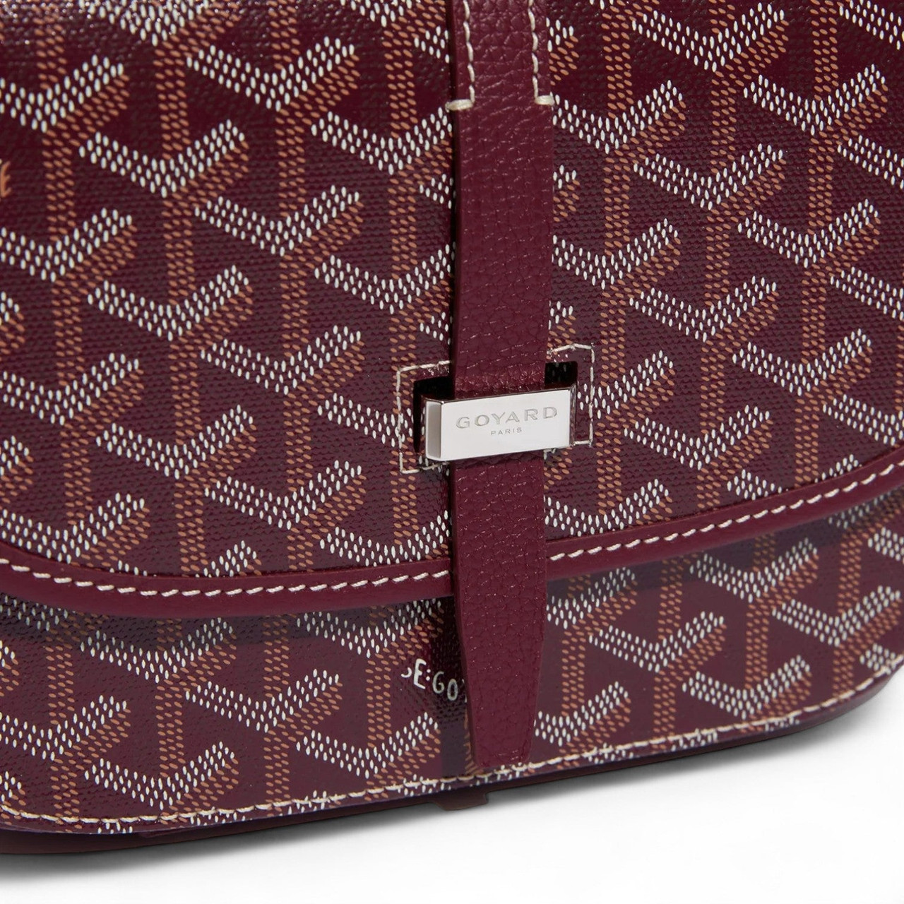 GOYARD BELVEDERE WOMEN BURGUNDY PM BAG (Ref GO-BURGU-S-36485)