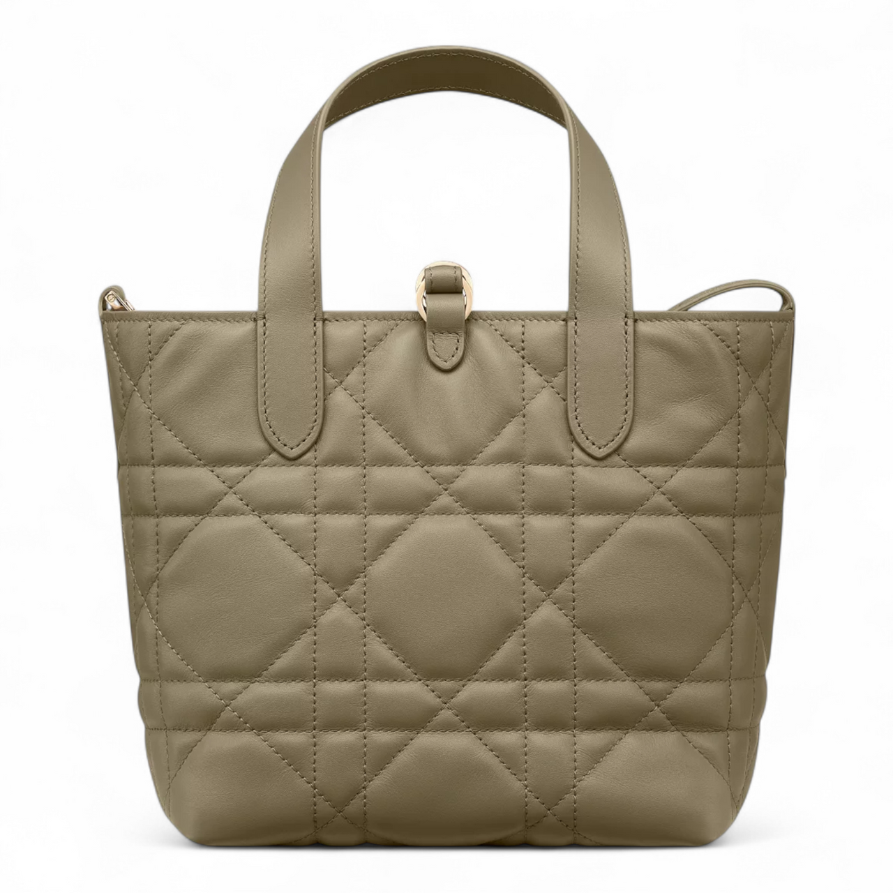 DIOR SMALL TOUJOURS VERTICAL TOTE WITH SHOULDER STRAP KHAKI BAG (Ref DI-T-37261)