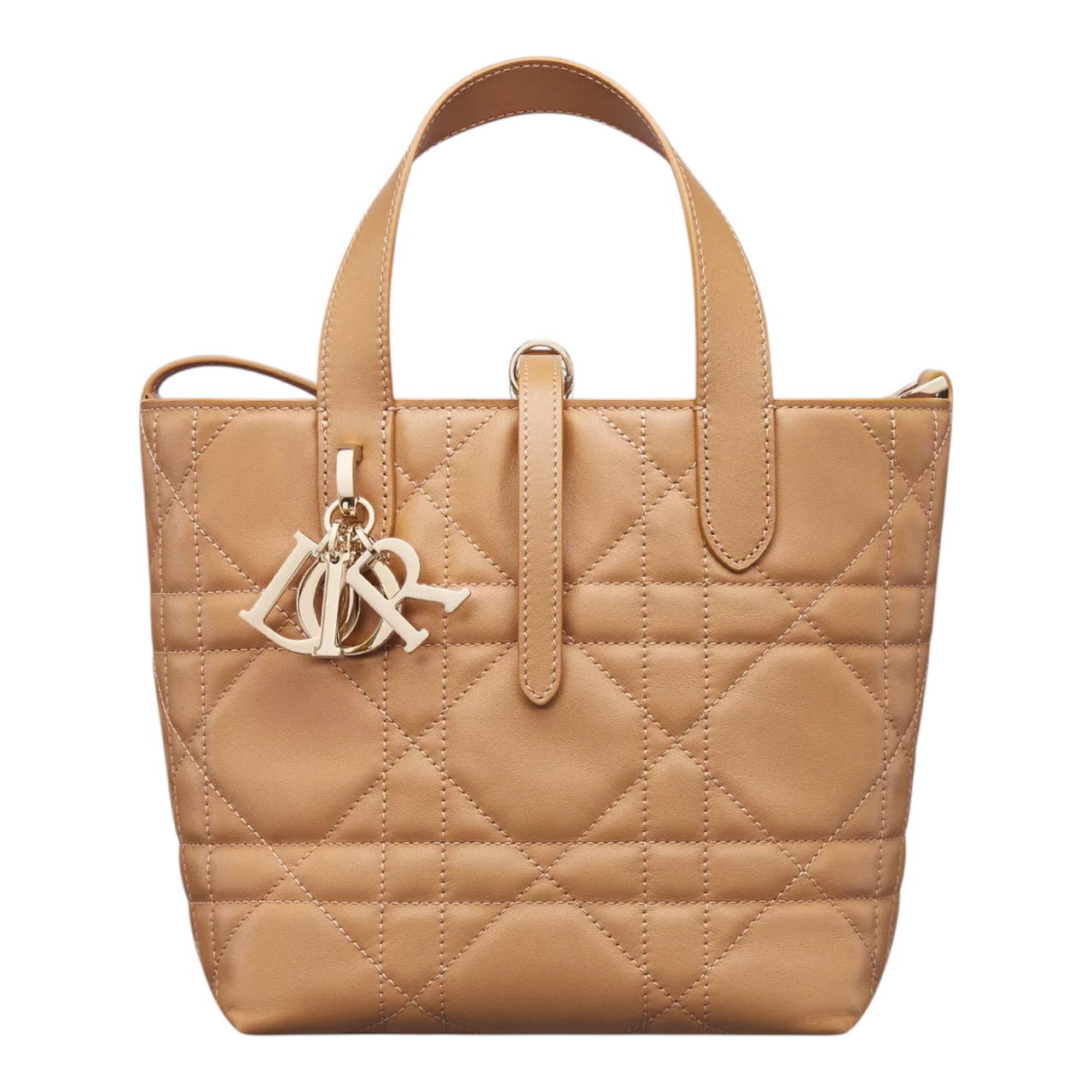 DIOR SMALL TOUJOURS VERTICAL TOTE WITH SHOULDER STRAP BRONZE BAG (Ref DI-BROWN-T-37819)