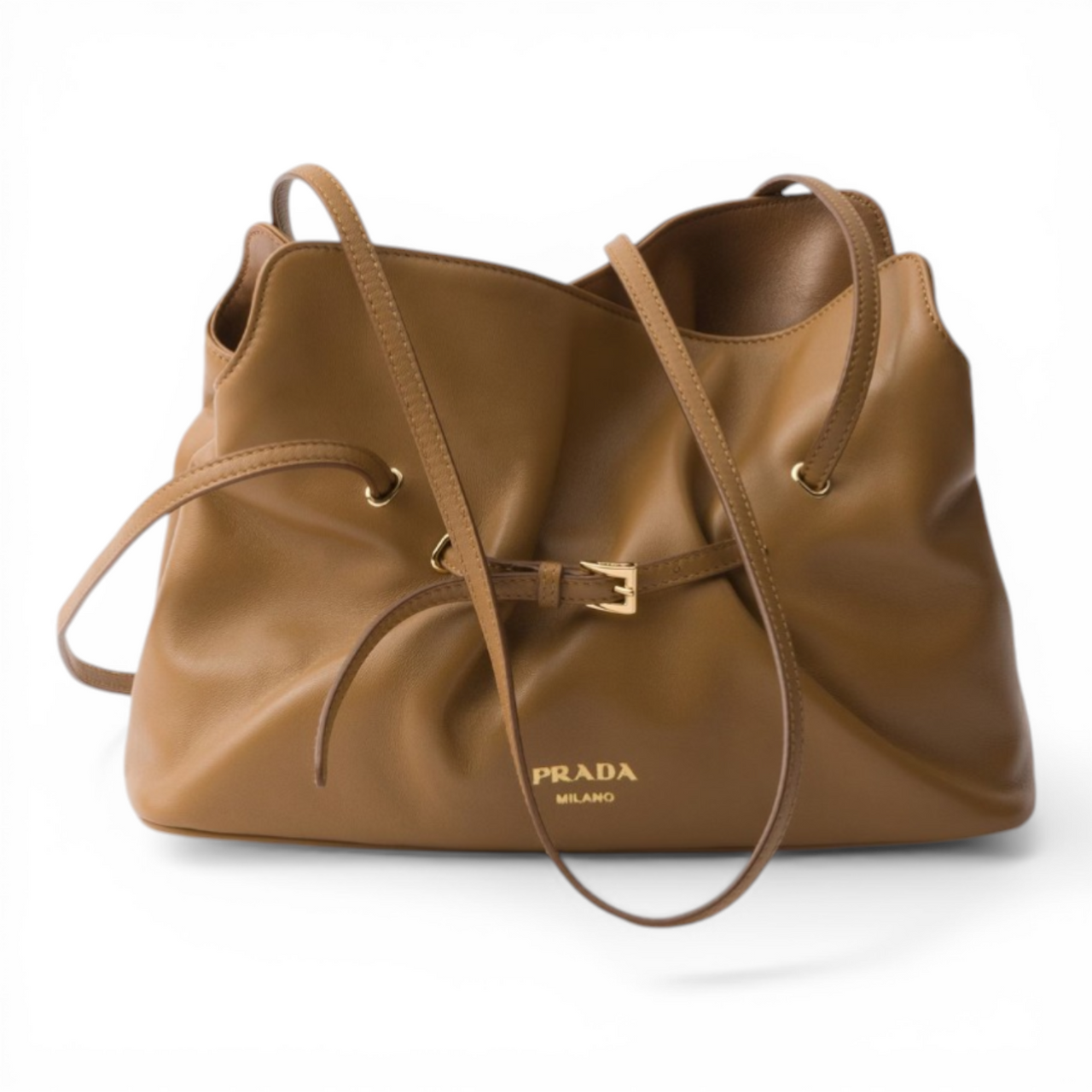 PRADA DADA SMALL NAPPA LEATHER WOMEN BROWN BAG (Ref PR-BROWN-S-40730)
