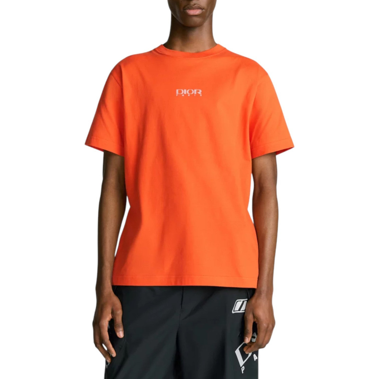DIOR AND DESCENTE RELAXED FIT MEN ORANGE T-SHIRT (Ref DI-SORANG-T-39213)