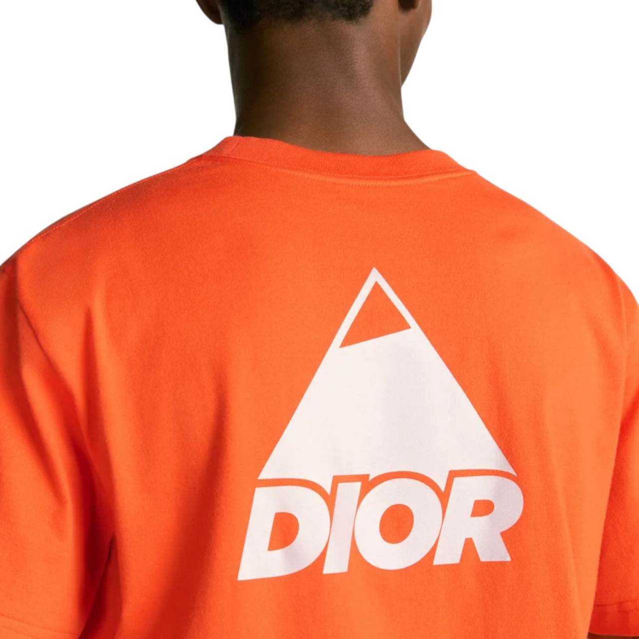 DIOR AND DESCENTE RELAXED FIT MEN ORANGE T-SHIRT (Ref DI-SORANG-T-39213)