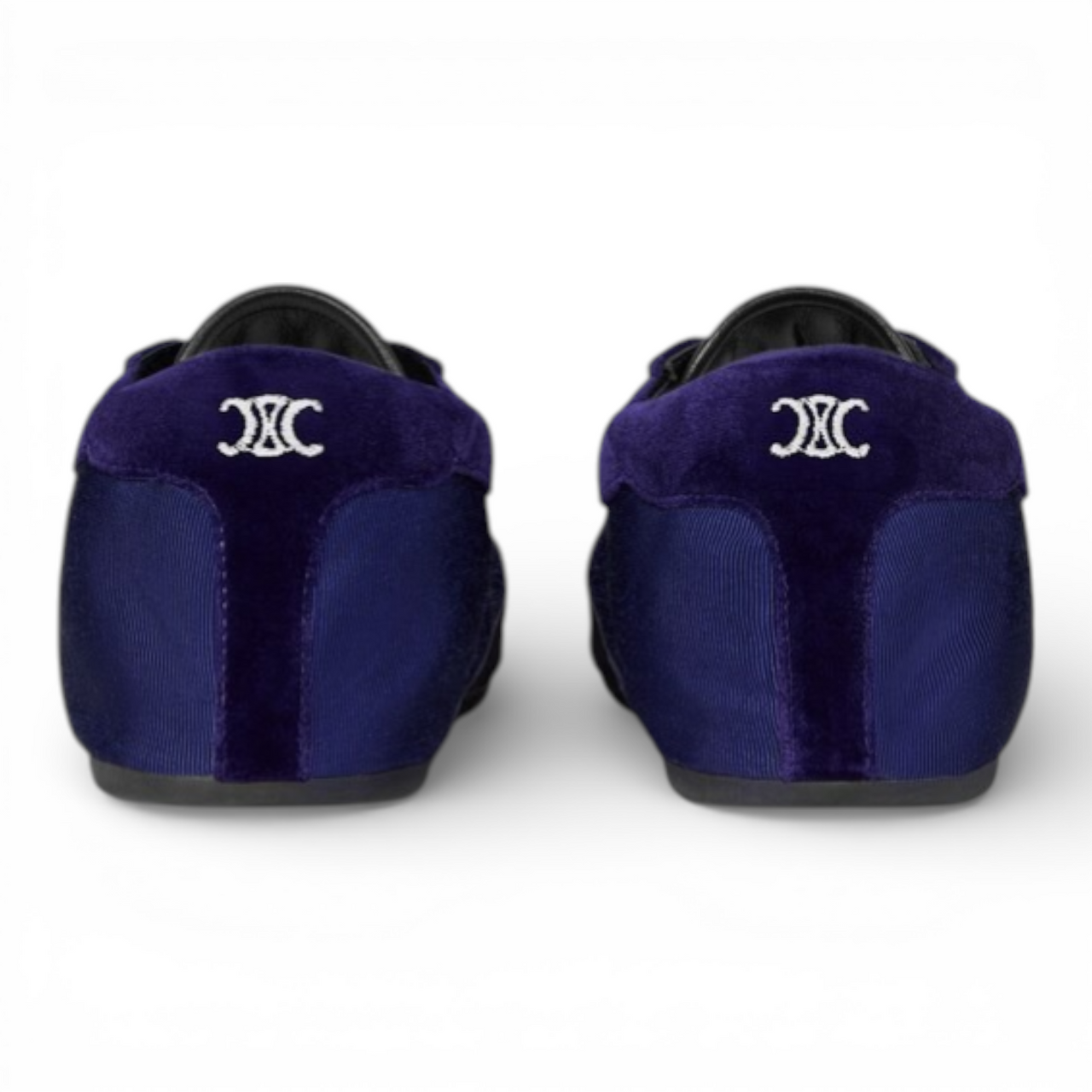 CELINE GROS GRAIN VELVET WOMEN PURPLE FLAT SNEAKER (Ref CE-35-S-40639)