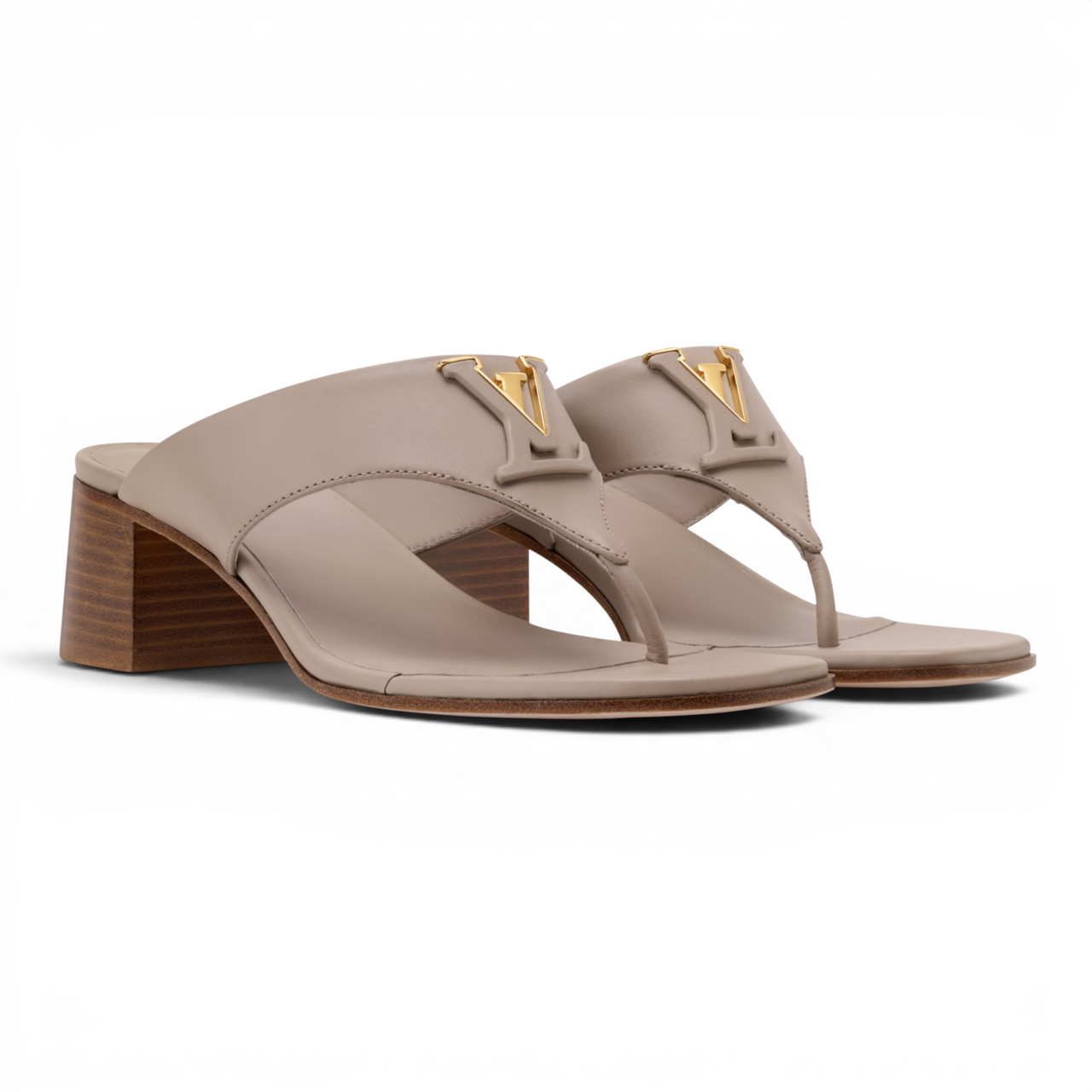 LOUIS VUITTON MARE THONG WOMEN GREY SANDAL