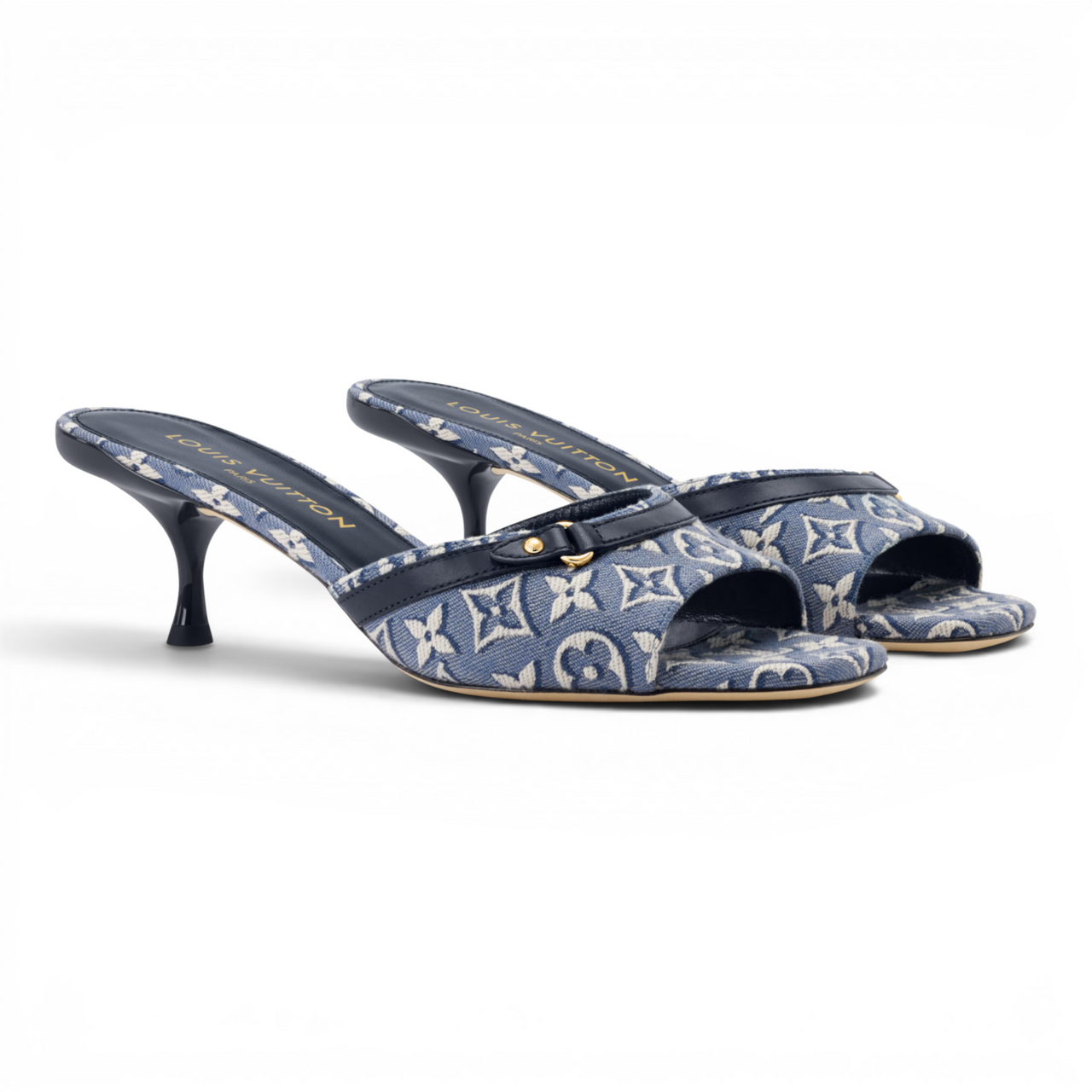 LOUIS VUITTON STRAP 6AM WOMEN BLUE HEEL